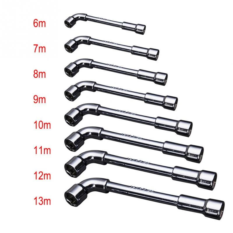6/7/8/9/10/11/12/13mm L Type Pipe Perforation Elbow Wrench Double Head Outer Hexagon Sleeves Wrench for Remove Fix Screw Nut
6/7/8/9/10/11/12/13mm L Type Pipe Perforation Elbow Wrench Double Head Outer Hexagon Sleeves Wrench for Remove Fix Screw Nut