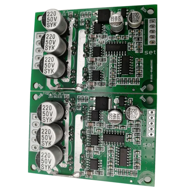 2PCS Function Demo Board For Sensorless Motor JUYI JYQD_V6.3E2 DC Brushless Motor Drive Control Board DC 12V/24V/36V 500W 15
2PCS Function Demo Board For Sensorless Motor JUYI JYQD_V6.3E2 DC Brushless Motor Drive Control Board DC 12V/24V/36V 500W 15