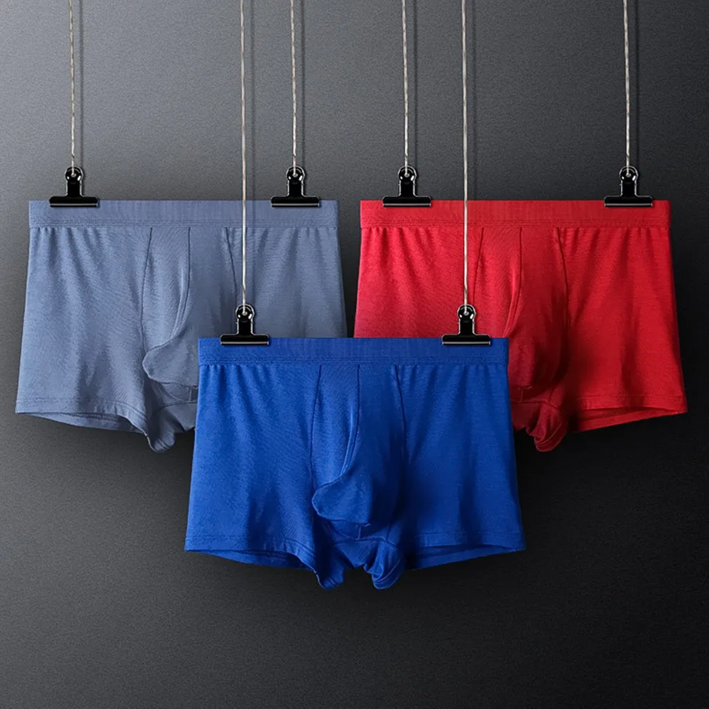 Men's Underwear Boxers Elephant Nose Bulge Pouch Ice Silk Seamless Breathable Sexy Boxershorts Underpants Mens Boxers
Men's Underwear Boxers Elephant Nose Bulge Pouch Ice Silk Seamless Breathable Sexy Boxershorts Underpants Mens Boxers