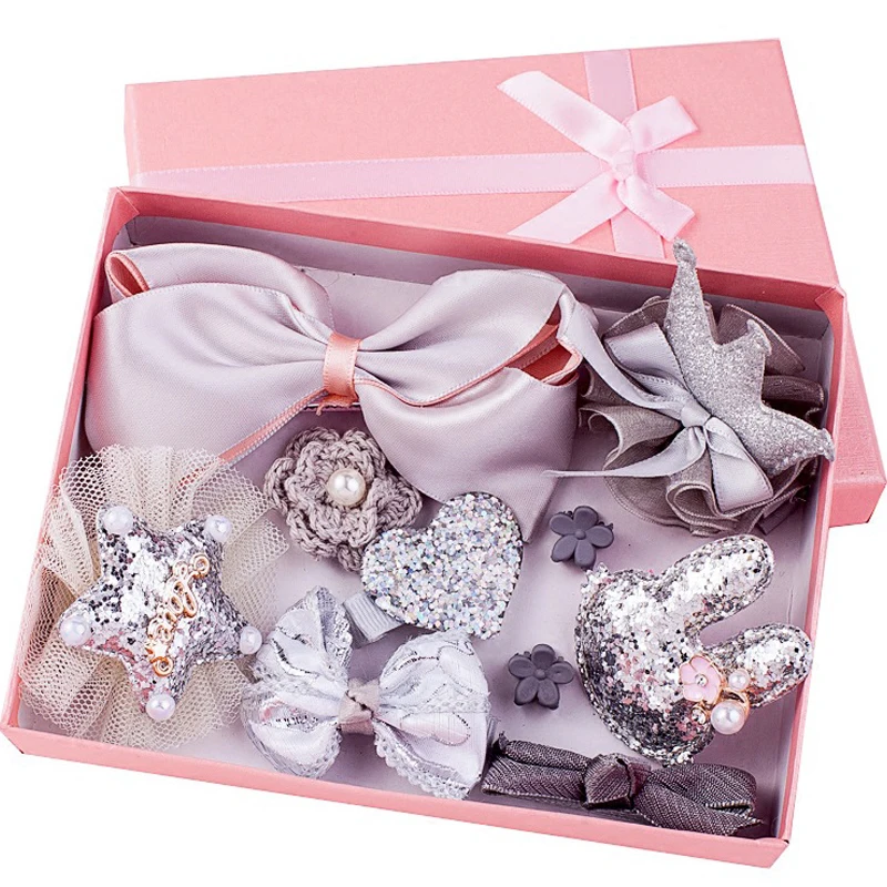 10pc Headwear Set Toys For Girls Children Accessories Ribbon Bow Hair Clip Hairpins Girl Princess Hairdress Beauty & Fashion Toy
10pc Headwear Set Toys For Girls Children Accessories Ribbon Bow Hair Clip Hairpins Girl Princess Hairdress Beauty & Fashion Toy