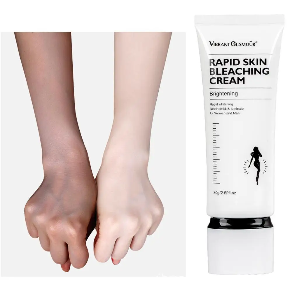 Rapid Skin Bleaching Cream Whitening Brightening Moisturizing Long-lasting Soothing Repairing Body Lotion 80g
Rapid Skin Bleaching Cream Whitening Brightening Moisturizing Long-lasting Soothing Repairing Body Lotion 80g