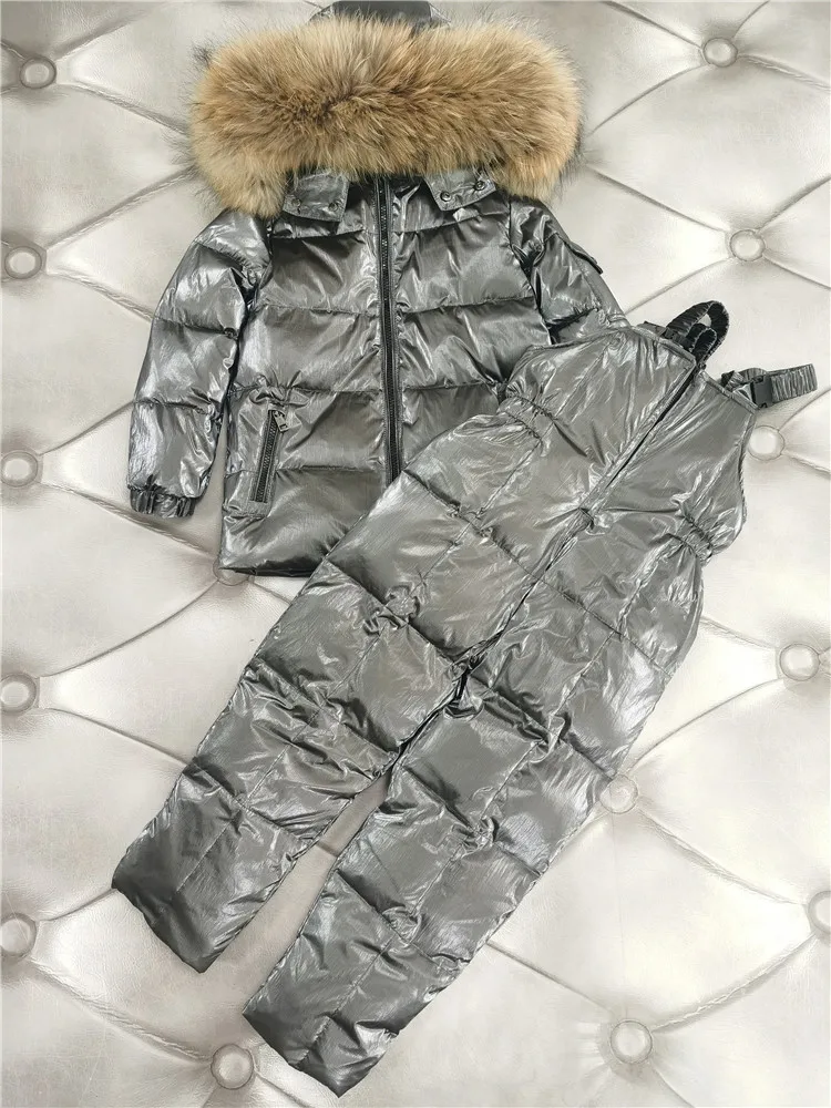 2021 winter new down jacket children big real fur collar thicken sets girls coats + pants 2pcs suits -30 degree
2021 winter new down jacket children big real fur collar thicken sets girls coats + pants 2pcs suits -30 degree