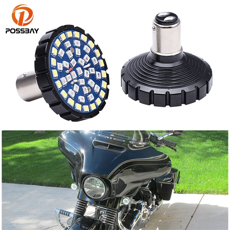 Motorcycle LED Brake Turn Signal Light Front Flashing Warning Light 1157 Bulb for Harley Davidson Motorcycle Turn Signals Lamp
Motorcycle LED Brake Turn Signal Light Front Flashing Warning Light 1157 Bulb for Harley Davidson Motorcycle Turn Signals Lamp