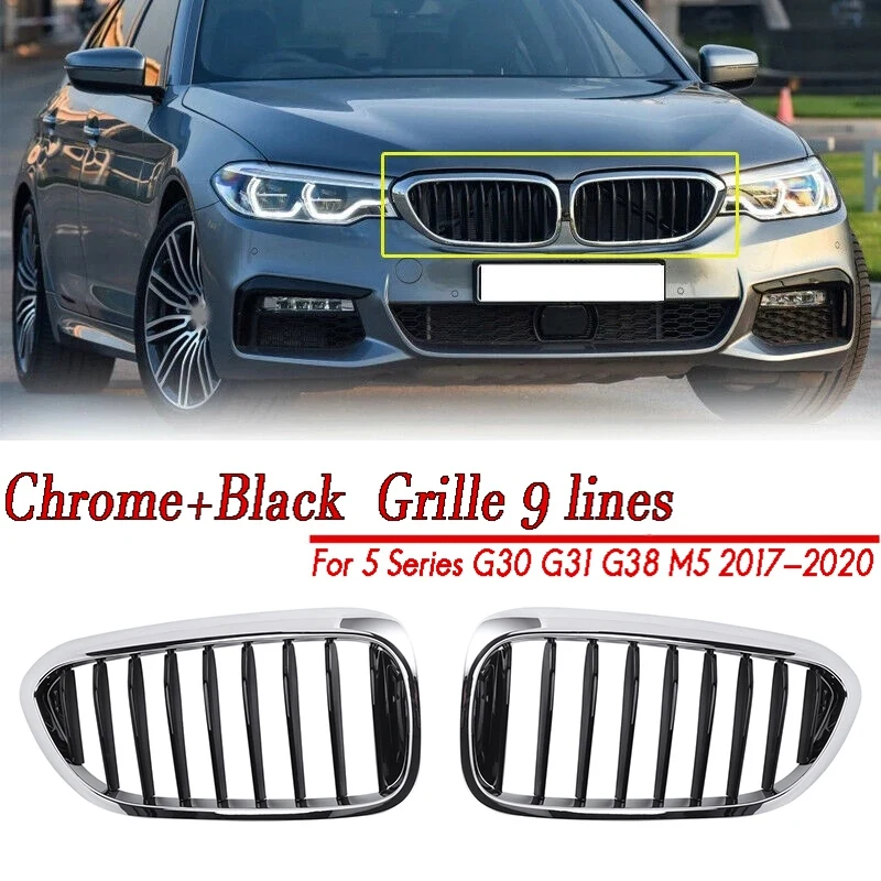 Для-BMW 5 серии G30 G31 G38 M5 2017 + хромированный + черный Передний бампер капота решетка радиатора
Для-BMW 5 серии G30 G31 G38 M5 2017 + хромированный + черный Передний бампер капота решетка радиатора