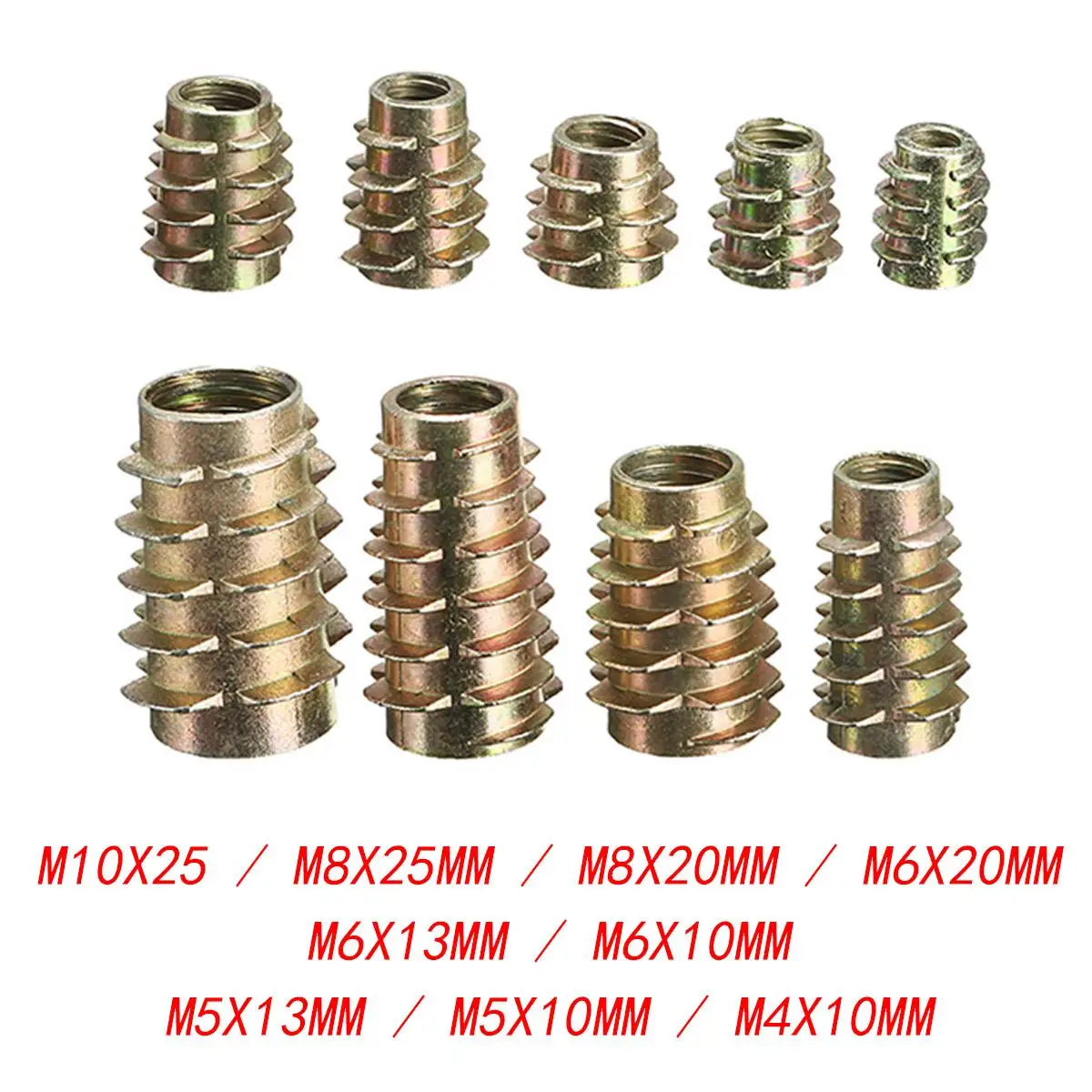 50PCS M4 m5 m6 m8 m10 Zinc Alloy Thread For Wood Insert Nut Flanged Hex Drive Head Furniture Nuts
50PCS M4 m5 m6 m8 m10 Zinc Alloy Thread For Wood Insert Nut Flanged Hex Drive Head Furniture Nuts