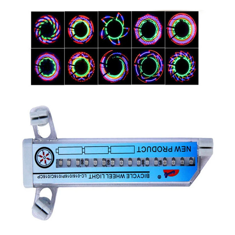 30 Pattern Bike Light Bicycle Wheel Light Double Display Flash 32 RGB LED Light Bicycle Spoke Lamp Night Riding Cycling Lighting 
30 Pattern Bike Light Bicycle Wheel Light Double Display Flash 32 RGB LED Light Bicycle Spoke Lamp Night Riding Cycling Lighting