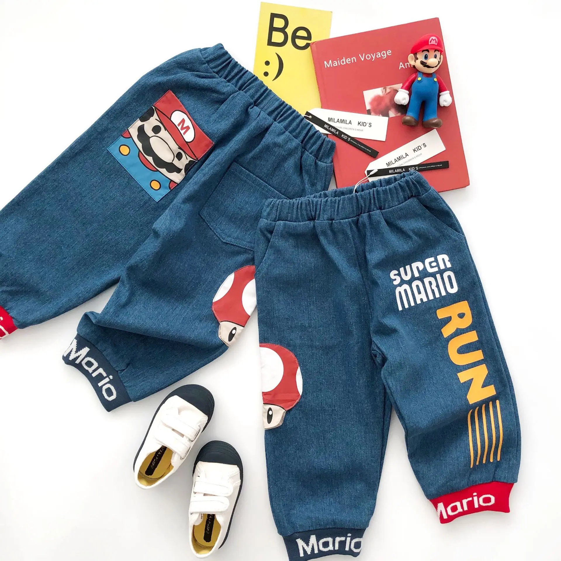 Tonytaobaby Autumn and Winter New Boys and Girls Cartoon Thread Splicing Jeans Pants
Tonytaobaby Autumn and Winter New Boys and Girls Cartoon Thread Splicing Jeans Pants