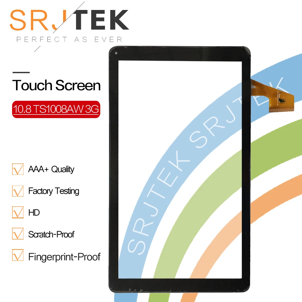 SRJTEK 10.1" inch touch screen For Digma Optima 10.8 TS1008AW 3G tablet PC Touchscreen panel Digitizer Glass Sensor replacement
SRJTEK 10.1" inch touch screen For Digma Optima 10.8 TS1008AW 3G tablet PC Touchscreen panel Digitizer Glass Sensor replacement