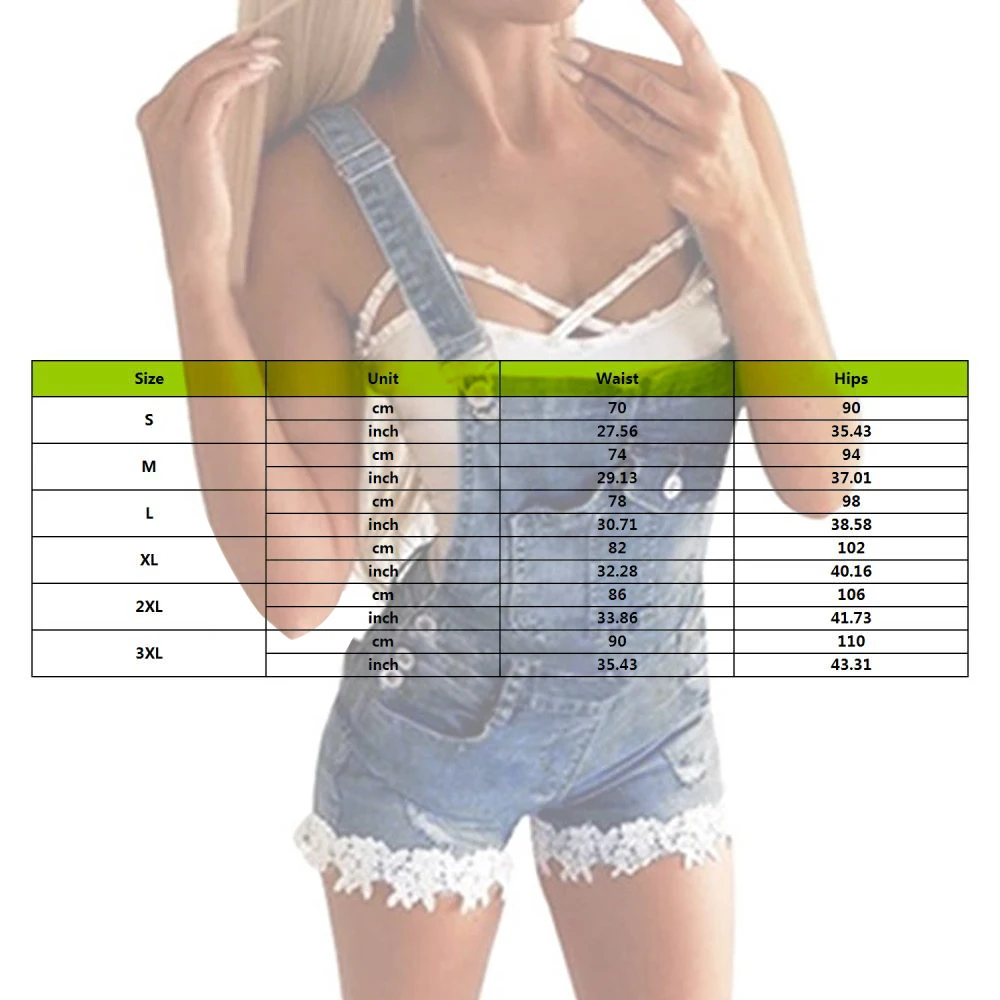 2020 Summer Sexy Ripped Hole Denim Overalls Women Short Jeans Jumpsuit Female Lace Hem Denim Rompers Playsuit Straps Shorts
2020 Summer Sexy Ripped Hole Denim Overalls Women Short Jeans Jumpsuit Female Lace Hem Denim Rompers Playsuit Straps Shorts