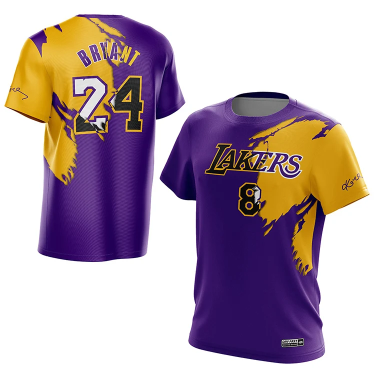 Men's basketball star fashion sports short-sleeved round neck cotton quick-drying men's sports shirt T-shirt
Men's basketball star fashion sports short-sleeved round neck cotton quick-drying men's sports shirt T-shirt