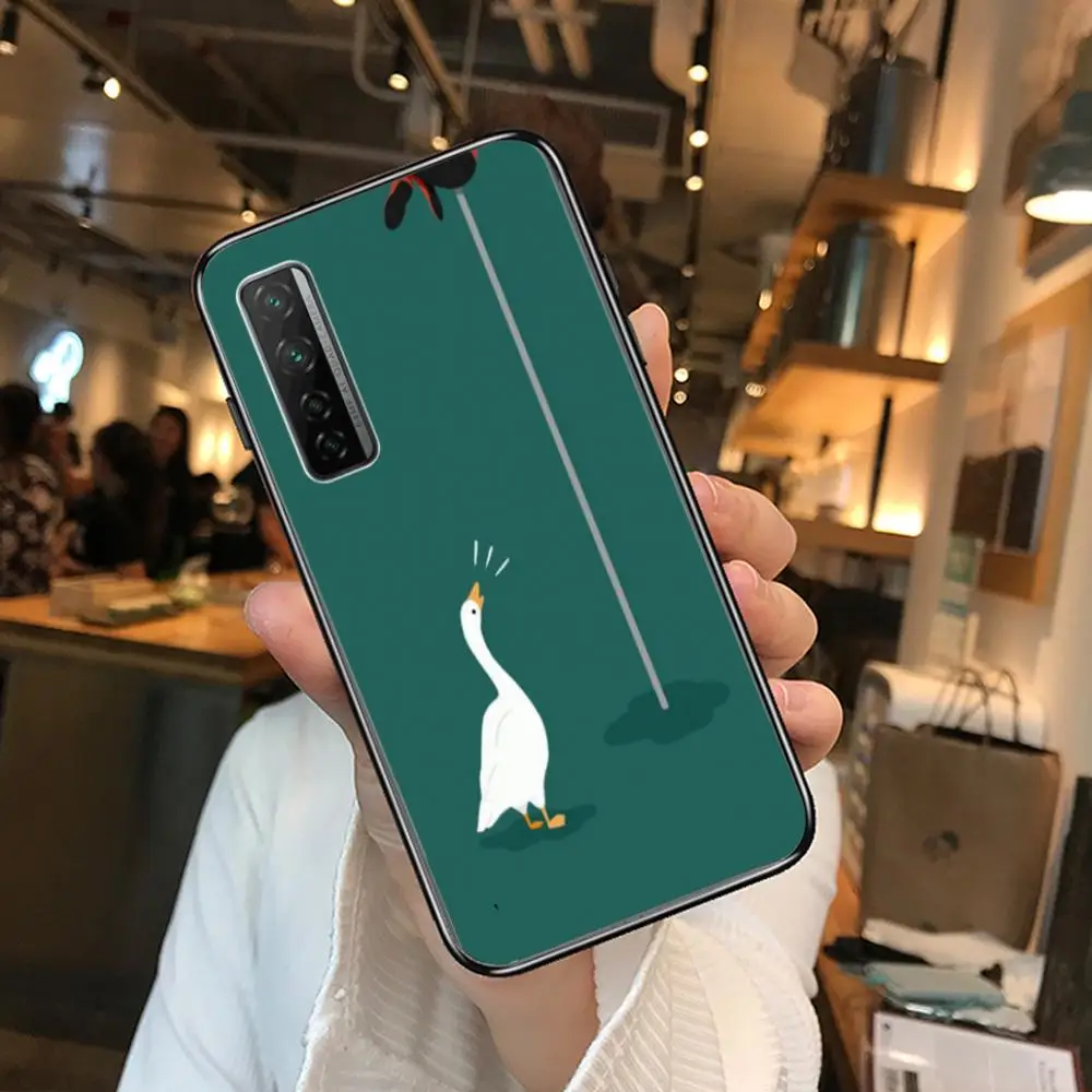 Cartoon Goose Phone Case For Huawei Nova 2 3 4 5 6 7 8 SE i E Pro Lite Black Etui Coque Painting Hoesjes comic fashion
Cartoon Goose Phone Case For Huawei Nova 2 3 4 5 6 7 8 SE i E Pro Lite Black Etui Coque Painting Hoesjes comic fashion