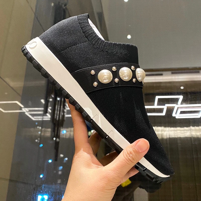 Rhinestone Decor Women's Sneakers Elastic Fabric Slip-On Non-Slip Design Single Shoes Comfortable Breathable Ladies Casual Shoes
Rhinestone Decor Women's Sneakers Elastic Fabric Slip-On Non-Slip Design Single Shoes Comfortable Breathable Ladies Casual Shoes
