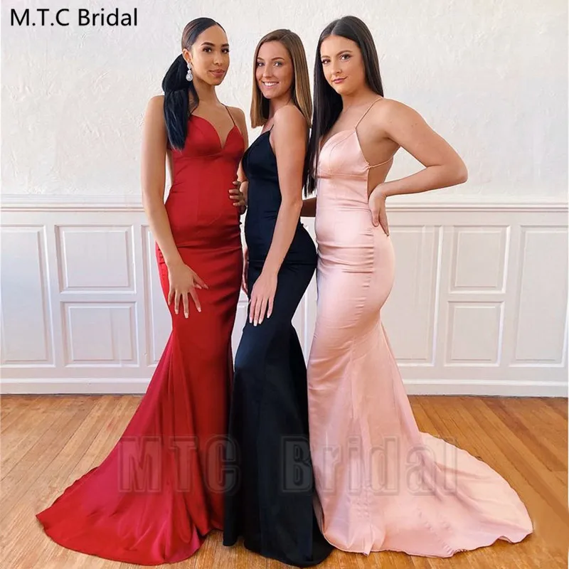Wholesale Long Mermaid Sexy Prom Dresses Backless Sweetheart Red Satin Girl Graduation Dress Plus Size Wedding Guest Gown Cheap
Wholesale Long Mermaid Sexy Prom Dresses Backless Sweetheart Red Satin Girl Graduation Dress Plus Size Wedding Guest Gown Cheap