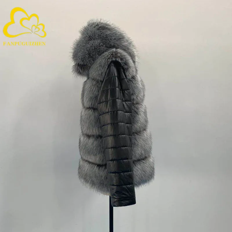 FANPUGUIZHEN Winter Thick Warm Faux Fur Coat Placket: zipper Women Plus Size Hooded Removable Long Sleeve Faux Fur Jacket
FANPUGUIZHEN Winter Thick Warm Faux Fur Coat Placket: zipper Women Plus Size Hooded Removable Long Sleeve Faux Fur Jacket
