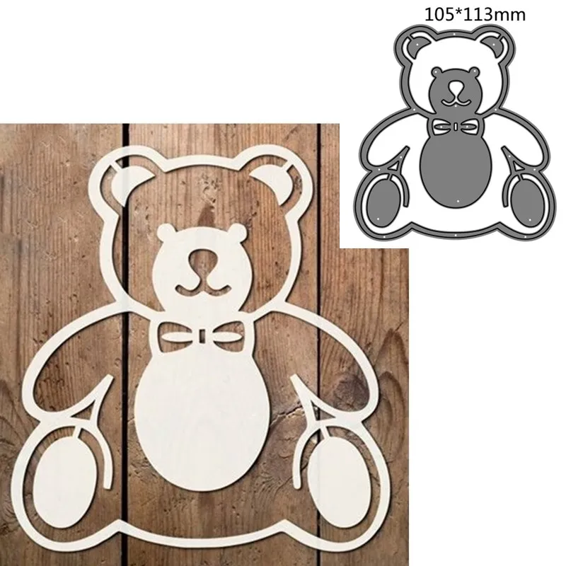 metal cutting dies cut die mold Animal bear decoration Scrapbook paper craft knife mould blade punch stencils dies
metal cutting dies cut die mold Animal bear decoration Scrapbook paper craft knife mould blade punch stencils dies