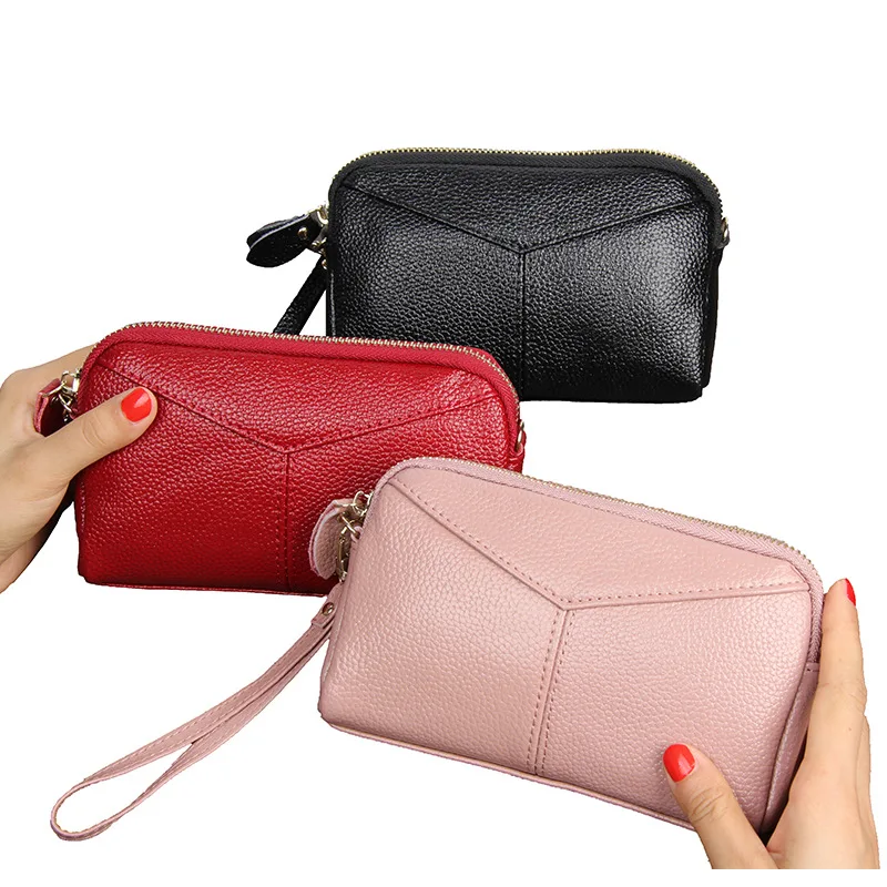 New High Quality Genuine Leather Wallets Zipper Phone Pocket Card Holder Lady Purse Vintage Coin Holder woman Wallets
New High Quality Genuine Leather Wallets Zipper Phone Pocket Card Holder Lady Purse Vintage Coin Holder woman Wallets