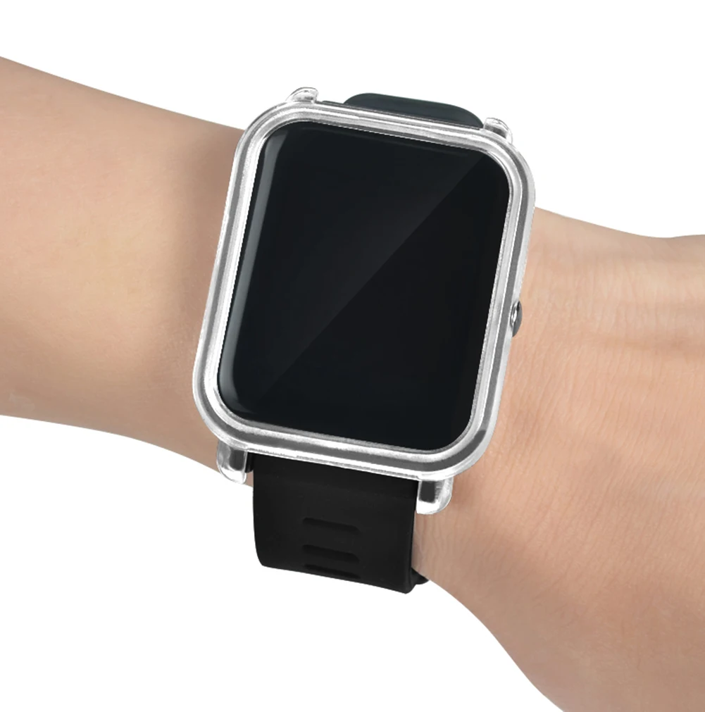 Новинка 2020 мягкий силиконовый защитный чехол из ТПУ для часов Huami Amazfit Bip S умные