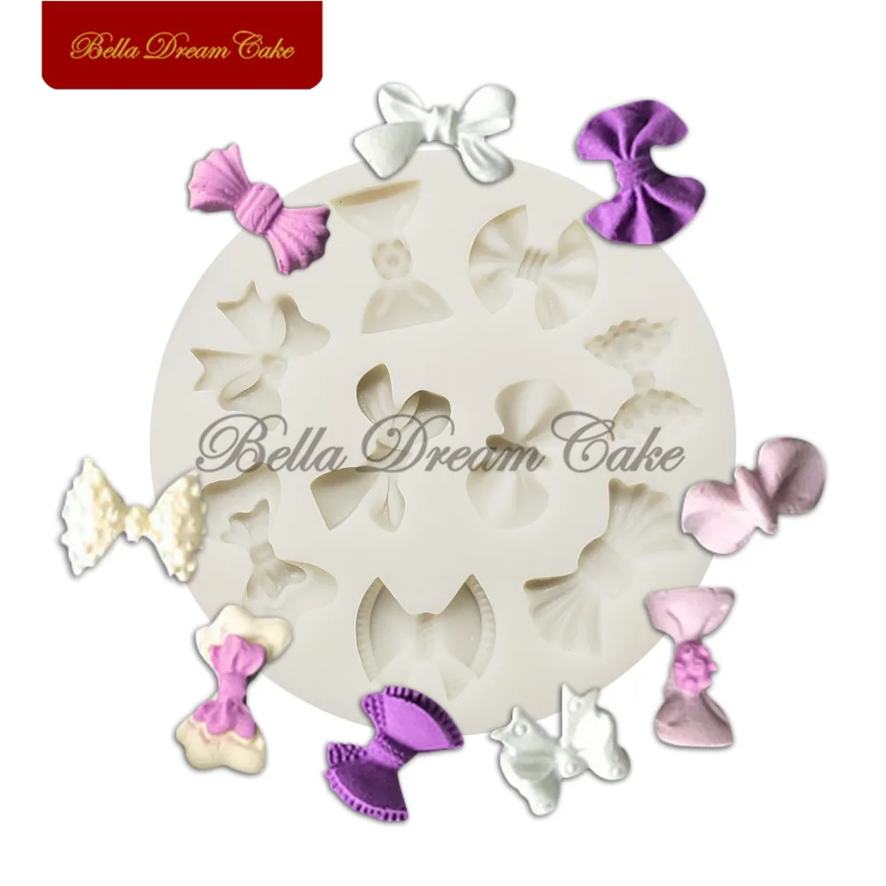 Bow Knot Silicone Mold Cupcake Decor Molds Fondant Cake Mould Chocolate Candy Mould Cake Decorating Tool Baking Accessories
Bow Knot Silicone Mold Cupcake Decor Molds Fondant Cake Mould Chocolate Candy Mould Cake Decorating Tool Baking Accessories