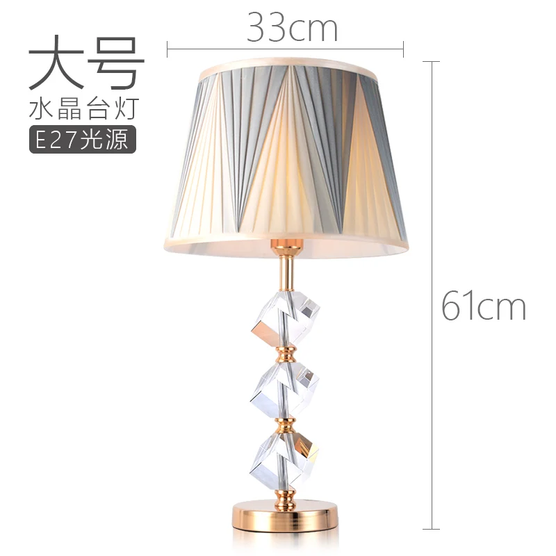 Bedroom Crystal Table Lamp Bedside European Style Simple Modern Creative Table Lamp Art Warm Luxury Lampara De Mesa Lights EB5TD
Bedroom Crystal Table Lamp Bedside European Style Simple Modern Creative Table Lamp Art Warm Luxury Lampara De Mesa Lights EB5TD