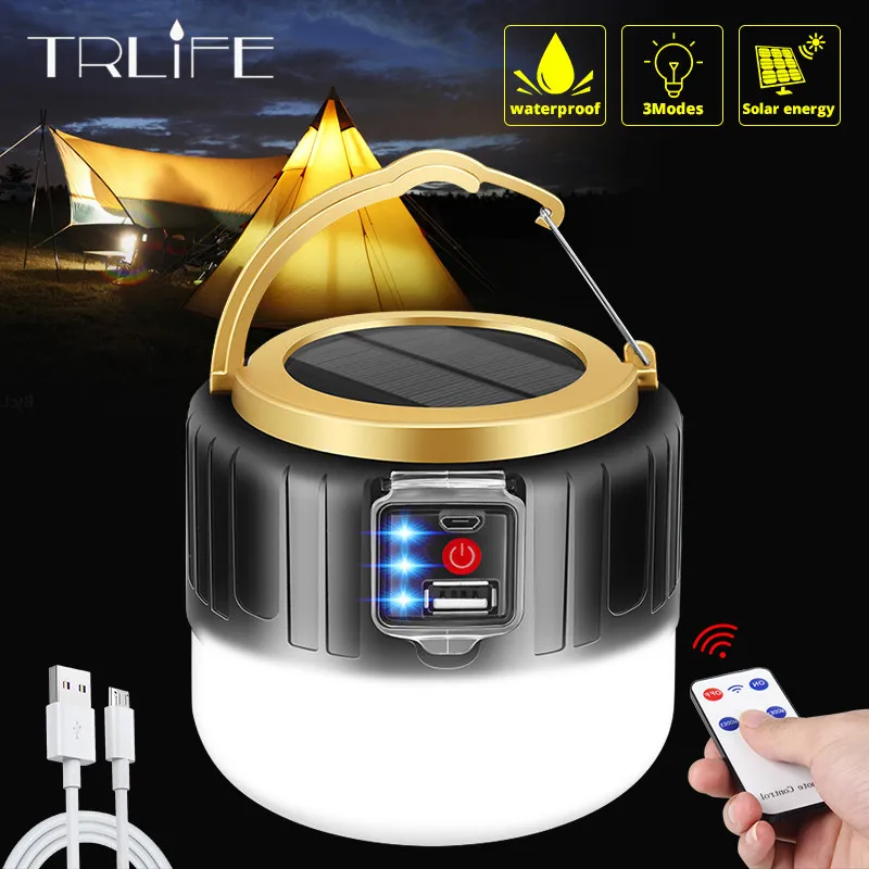 Camping Remote Control Solar Emergency Light 280w Ipx6 Multi-core Led Lamp Outdoor Travel Lighting Tools Night Market Tent Light
Camping Remote Control Solar Emergency Light 280w Ipx6 Multi-core Led Lamp Outdoor Travel Lighting Tools Night Market Tent Light
