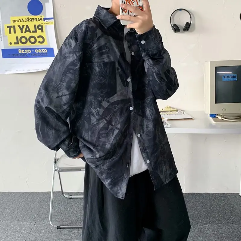 Men's Loose Tide Tie-dye Shirt Korean Trend Style Brand Ruffian Long-sleeved Shirt All-match Casual Spring and Autumn Jacket
Men's Loose Tide Tie-dye Shirt Korean Trend Style Brand Ruffian Long-sleeved Shirt All-match Casual Spring and Autumn Jacket