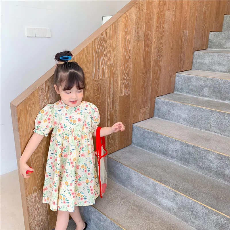 Летние платья для девочек, летнее новое платье для маленьких принцесс с пышными рукавами, детская одежда
Летние платья для девочек, летнее новое платье для маленьких принцесс с пышными рукавами, детская одежда