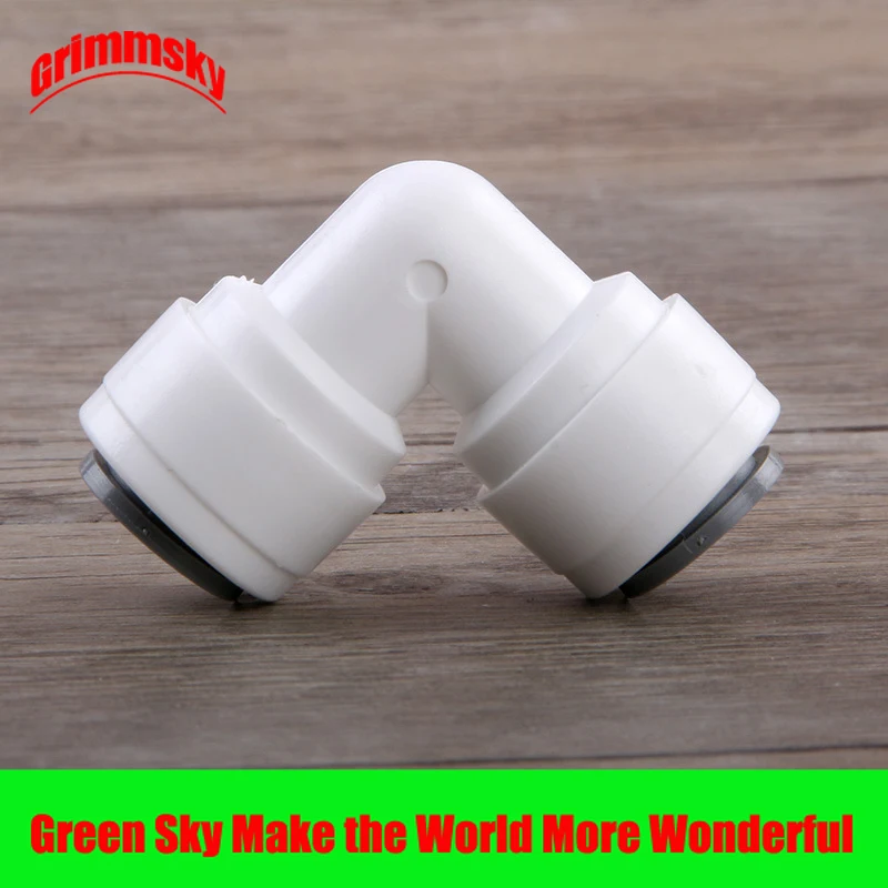 6 pcs/lot 3/8 inch to 3/8 inch OD tube L shaped reverse osmosis push air fittings
6 pcs/lot 3/8 inch to 3/8 inch OD tube L shaped reverse osmosis push air fittings