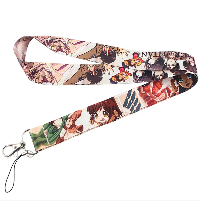 Attack on Titan Keychain Lanyard For Key Chain USB ID Card Badge Holder Neck Strap Webbing Mobile Phone Hang Rope Accessories
Attack on Titan Keychain Lanyard For Key Chain USB ID Card Badge Holder Neck Strap Webbing Mobile Phone Hang Rope Accessories