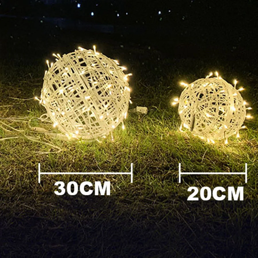 20CM/30CM Outdoor Christmas Tree Lantern Ball LED String Fairy Light Landsape Street Garden Patio Globe Ball Garland Light
20CM/30CM Outdoor Christmas Tree Lantern Ball LED String Fairy Light Landsape Street Garden Patio Globe Ball Garland Light