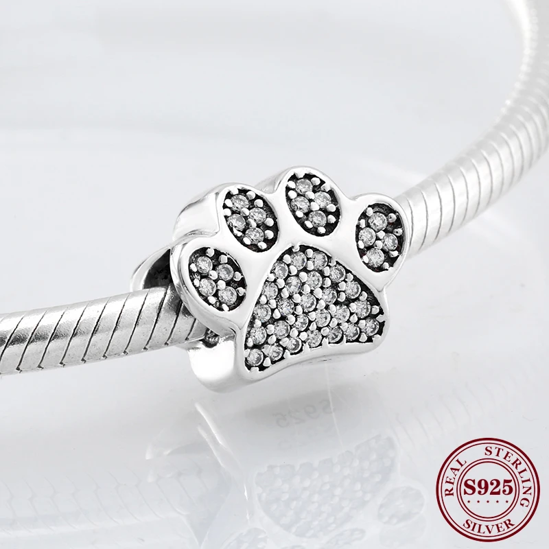 Bewill Hot Sale Jewellery Dog Claw Charms Beads 925 Sterling Silver Crystal Zirconia Fit Original Bracelet For Jewelry Making
Bewill Hot Sale Jewellery Dog Claw Charms Beads 925 Sterling Silver Crystal Zirconia Fit Original Bracelet For Jewelry Making