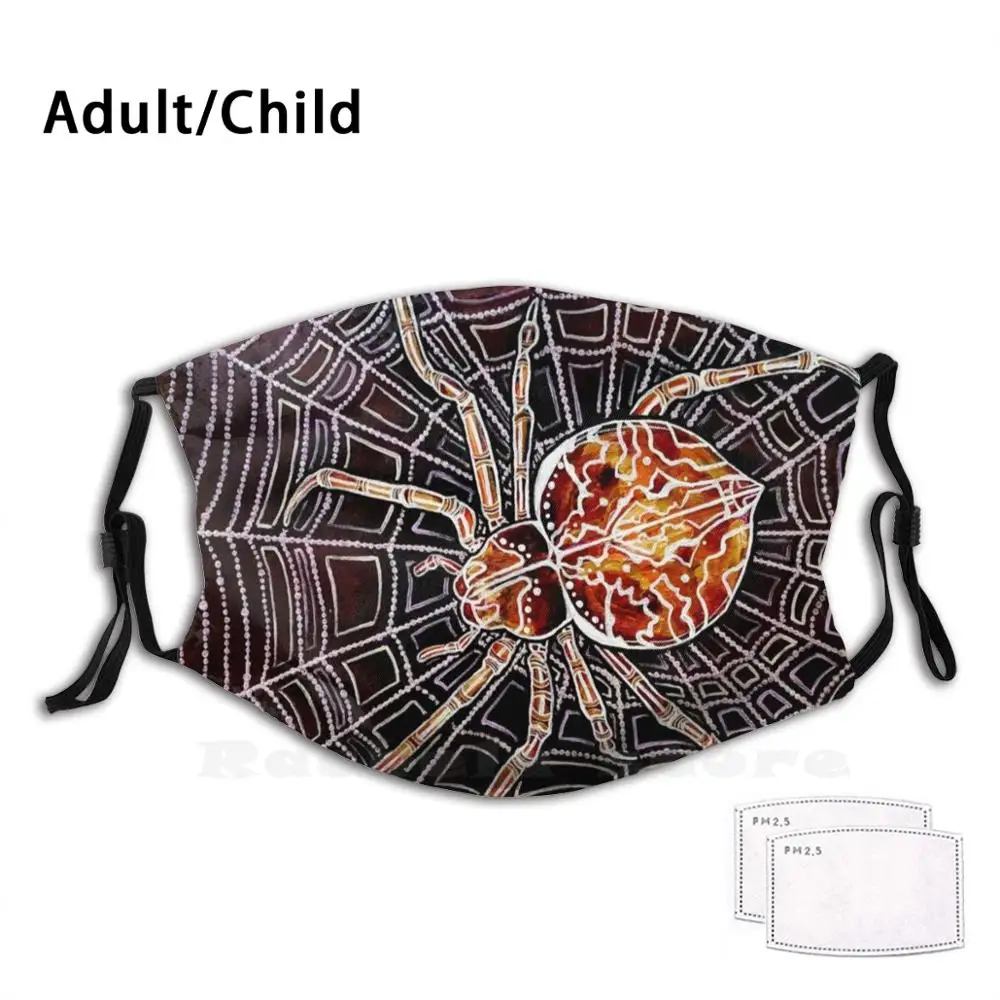 Pearl The Spider Print Washable Filter Anti Dust Mouth Mask Spider Arachnid Legs Creepy Web Cobwebs Halloween October Fall
Pearl The Spider Print Washable Filter Anti Dust Mouth Mask Spider Arachnid Legs Creepy Web Cobwebs Halloween October Fall