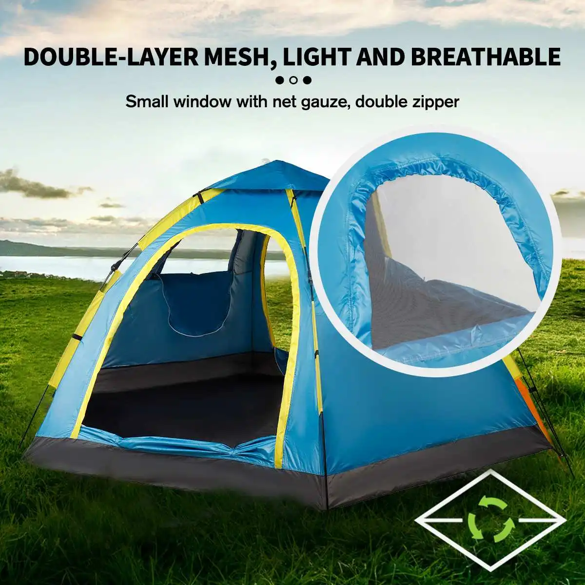 Ultralight Automatic Tent 6-8 Person Easy Open Camp Tents Instant Shade Protable Backpacking for Sun Shelter Travelling Hiking
Ultralight Automatic Tent 6-8 Person Easy Open Camp Tents Instant Shade Protable Backpacking for Sun Shelter Travelling Hiking
