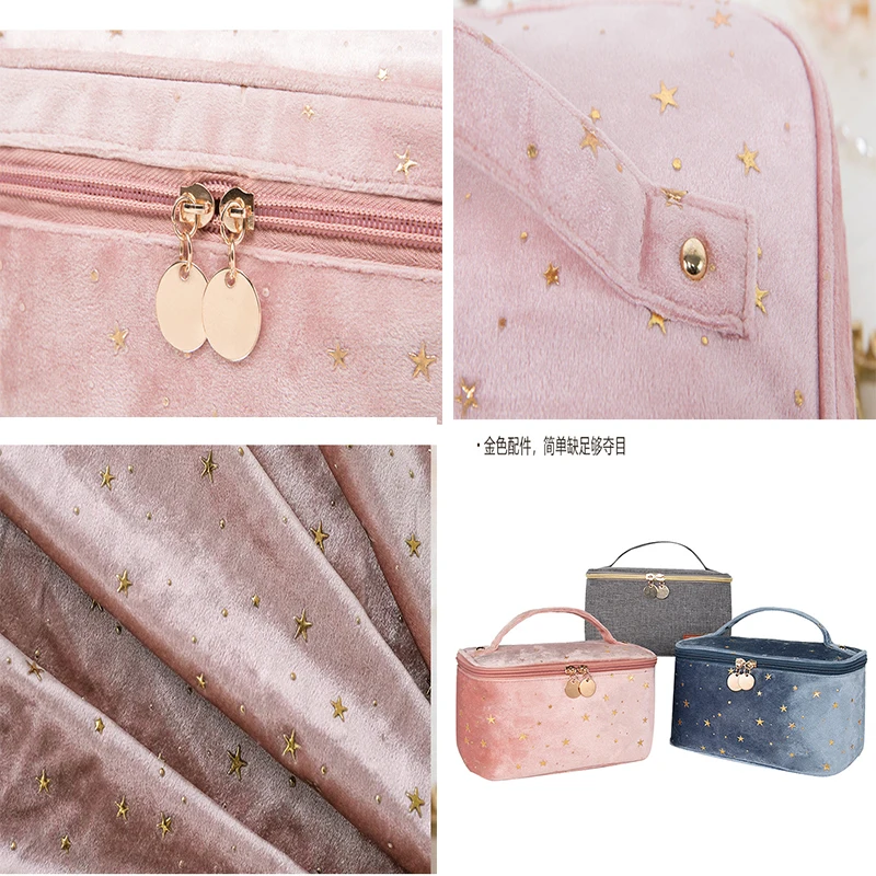 Women Velvet Cosmetic Bag Girls Large Capacity Makeup Storage Box Padded Cosmetic Lipstick Storage Travel Wash Cosmetic Case
Women Velvet Cosmetic Bag Girls Large Capacity Makeup Storage Box Padded Cosmetic Lipstick Storage Travel Wash Cosmetic Case