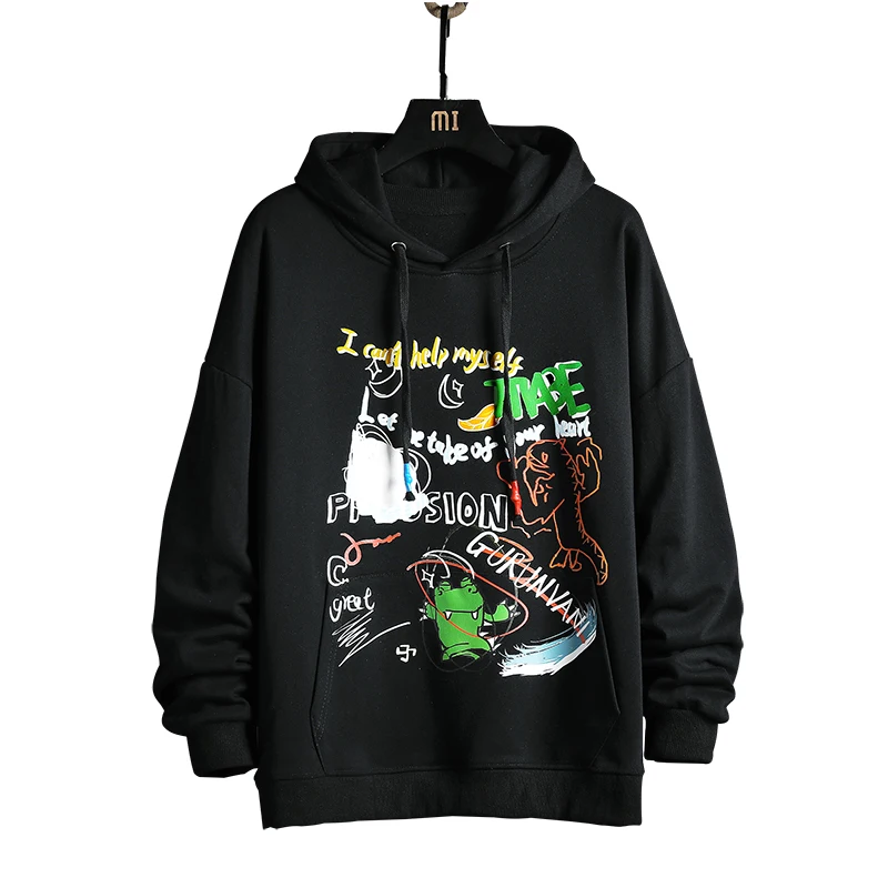 Men Casual Sweatshirts Hoodie Harajuku Vintage Painted Style Hip Hop Streetwear Male 2021 Fashion Monster Cotton Men Hoodies
Men Casual Sweatshirts Hoodie Harajuku Vintage Painted Style Hip Hop Streetwear Male 2021 Fashion Monster Cotton Men Hoodies