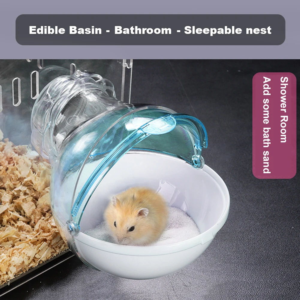 Cute Hamster Mouse Gerbille Small Pet Cage Tubes Bathroom Toilet External Bath Sand Box Room Plastic House Animal Toy
Cute Hamster Mouse Gerbille Small Pet Cage Tubes Bathroom Toilet External Bath Sand Box Room Plastic House Animal Toy