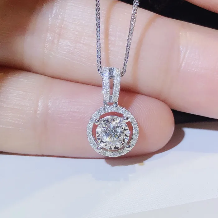 S925 Silver Necklace Natural Diamond with Moissanite Gemstone Pendant for Women Fashion Silver 925 Jewelry Collare Mujer Pendant
S925 Silver Necklace Natural Diamond with Moissanite Gemstone Pendant for Women Fashion Silver 925 Jewelry Collare Mujer Pendant
