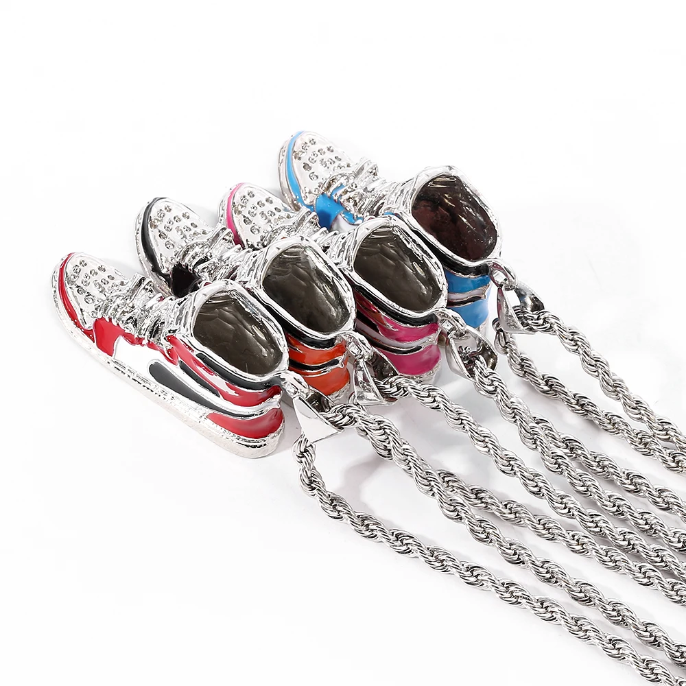 Mode Basketbal Schoenen Hanger Kettingen Mannen Sport Punk Verklaring Collier Voor Vrouwen Hip Hop Sieraden Geschenken Collares
Mode Basketbal Schoenen Hanger Kettingen Mannen Sport Punk Verklaring Collier Voor Vrouwen Hip Hop Sieraden Geschenken Collares