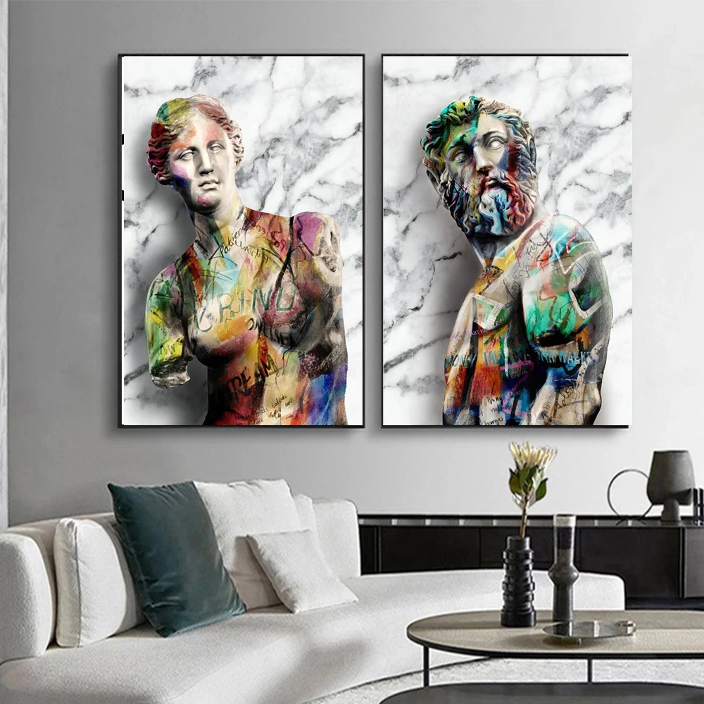 Statues Of Men And Women Staring Into The Distance On Canvas Painting Wall Art Poster Pictures For Living Room Decoration
Statues Of Men And Women Staring Into The Distance On Canvas Painting Wall Art Poster Pictures For Living Room Decoration