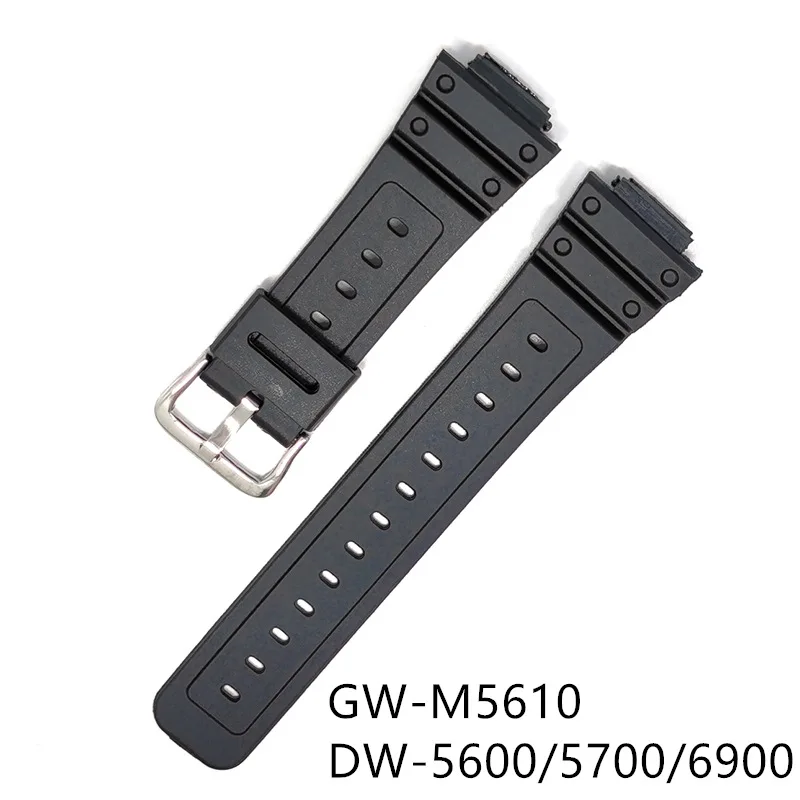 Ремешок силиконовый для Casio G SHOCK DW5600 DW5700 DW6900 спортивный водонепроницаемый
