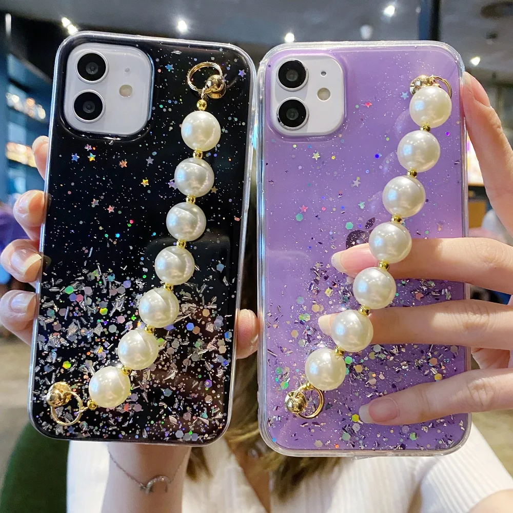 Pearl Wristand Glitter Case for Huawei Honor 10X 9 8 10 Lite 8A 7A 7C 8S 8X 7S 9A 9S 9C 8C 7X 10i 9X 20 Pro Play 3 Silicon Cover
Pearl Wristand Glitter Case for Huawei Honor 10X 9 8 10 Lite 8A 7A 7C 8S 8X 7S 9A 9S 9C 8C 7X 10i 9X 20 Pro Play 3 Silicon Cover