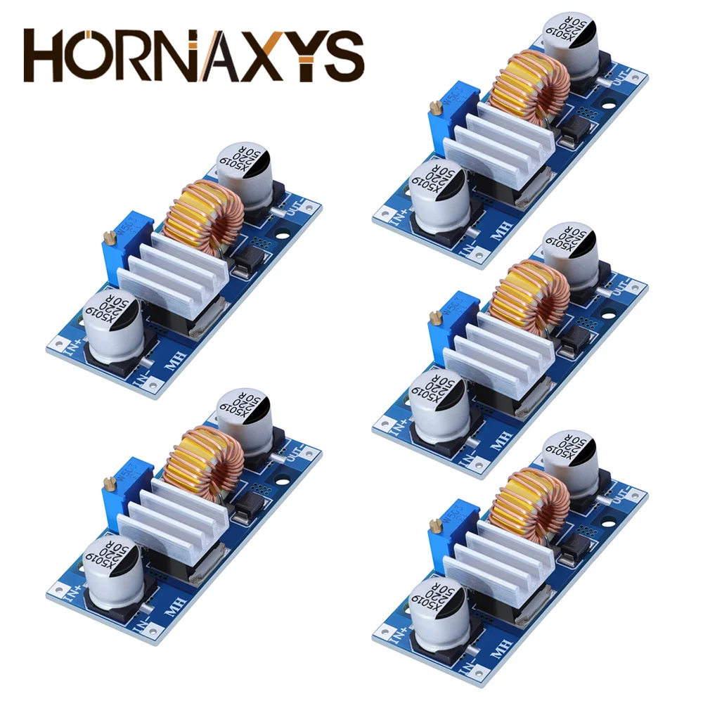 5PCS 5A XL4015 DC-DC 4-38V to 1.25-36V 24V 12V 9V 5V Step Down Adjustable Power Supply Module LED Lithium Charger With Heat Sink
5PCS 5A XL4015 DC-DC 4-38V to 1.25-36V 24V 12V 9V 5V Step Down Adjustable Power Supply Module LED Lithium Charger With Heat Sink