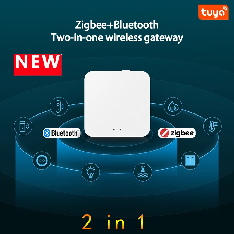 Tuya Zigbee + Bluetooth-compatible Smart Gateway Hub Smart Home Bridge Smart Life Wireless Remote Control For Alexa Google Home
Tuya Zigbee + Bluetooth-compatible Smart Gateway Hub Smart Home Bridge Smart Life Wireless Remote Control For Alexa Google Home