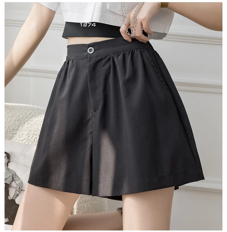 8 Colors S-5XL Plus Size Womens Shorts Summer Short Femme Sport Short Feminino Spodenki Elastic Waist Loose Black Chiffon Shorts
8 Colors S-5XL Plus Size Womens Shorts Summer Short Femme Sport Short Feminino Spodenki Elastic Waist Loose Black Chiffon Shorts