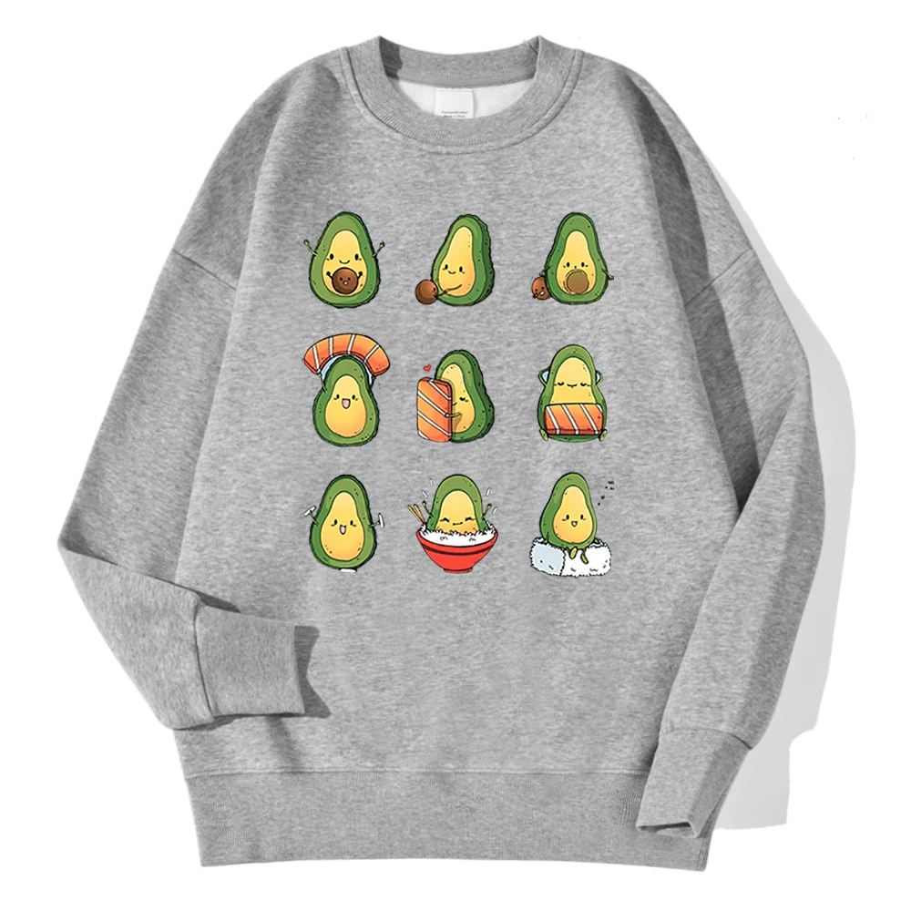 Sweatshirts Cute Avocado Puzzle Print Women'S Sweatshirt Korean Loose Round Neck Hoodie Female Punk Fashion Pullover For Women
Sweatshirts Cute Avocado Puzzle Print Women'S Sweatshirt Korean Loose Round Neck Hoodie Female Punk Fashion Pullover For Women