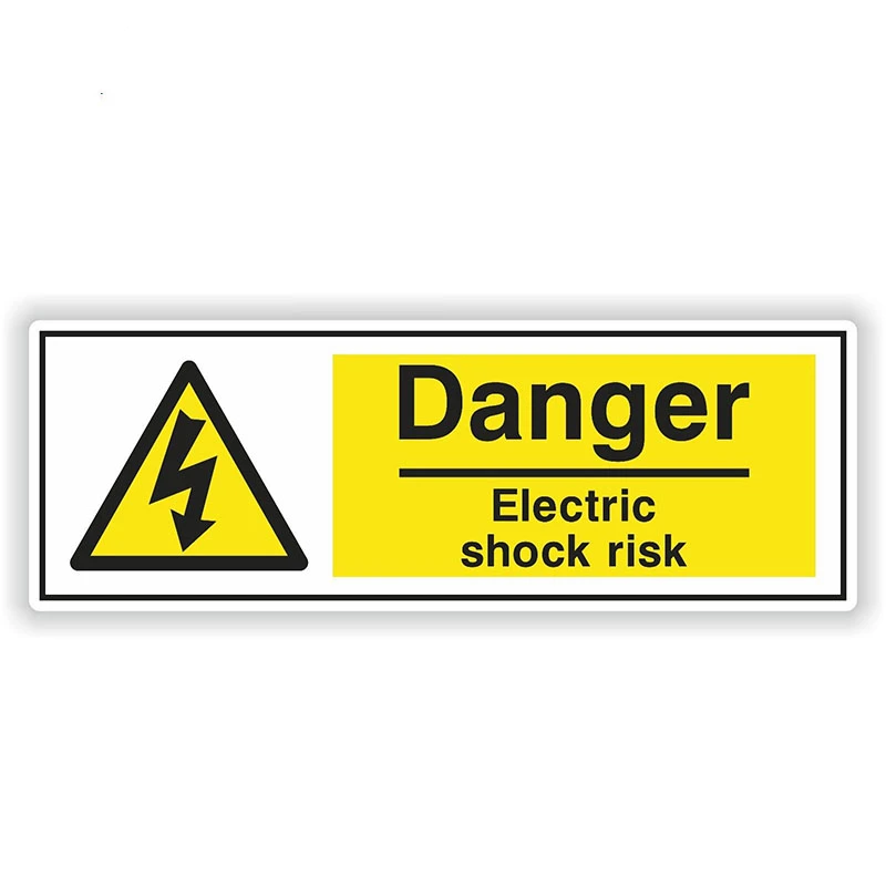 Creative Electric Shock Hazard Signs Warning Car Stickers PVC Personality Fashion Windows Exquisite Decals Waterproof Decoration
Creative Electric Shock Hazard Signs Warning Car Stickers PVC Personality Fashion Windows Exquisite Decals Waterproof Decoration