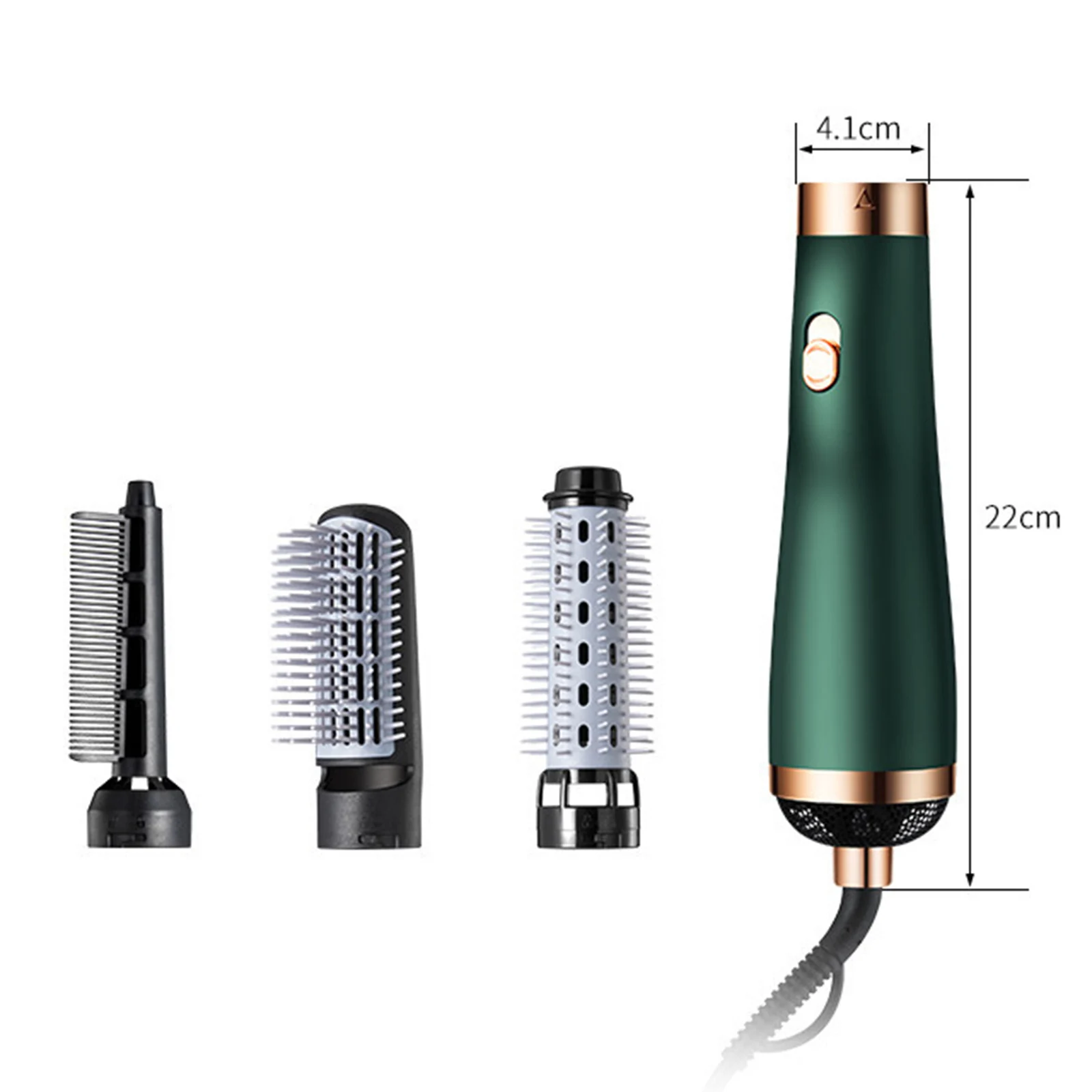 Detachable Electric Brush with Replaceable Heads Hair Drying Comb Hot/Cold Blowing for Hair Styling Curling Straighten B
Detachable Electric Brush with Replaceable Heads Hair Drying Comb Hot/Cold Blowing for Hair Styling Curling Straighten B