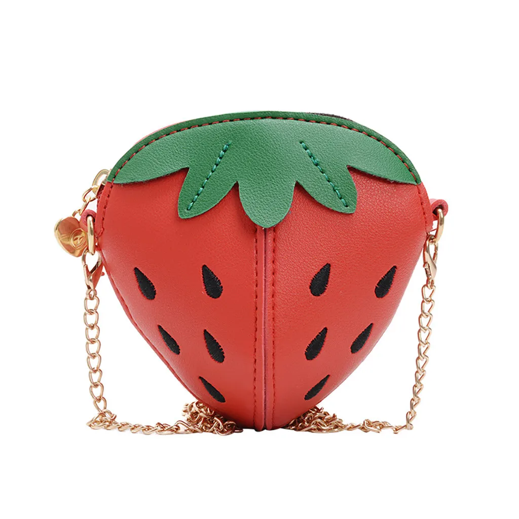 Mini Strawberry Handbag Chain Small Fruits Shape Shoulder Messenger Bags Girls Cute Cartoon PU Leather Crossbody Purse Clutch
Mini Strawberry Handbag Chain Small Fruits Shape Shoulder Messenger Bags Girls Cute Cartoon PU Leather Crossbody Purse Clutch