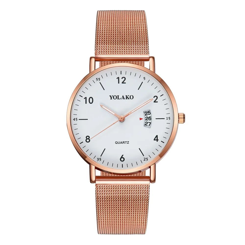 Men's watch 2020 top luxury fashion business men's watch simple ultra-thin calendar hour hand stainless steel strap quartz watch
Men's watch 2020 top luxury fashion business men's watch simple ultra-thin calendar hour hand stainless steel strap quartz watch