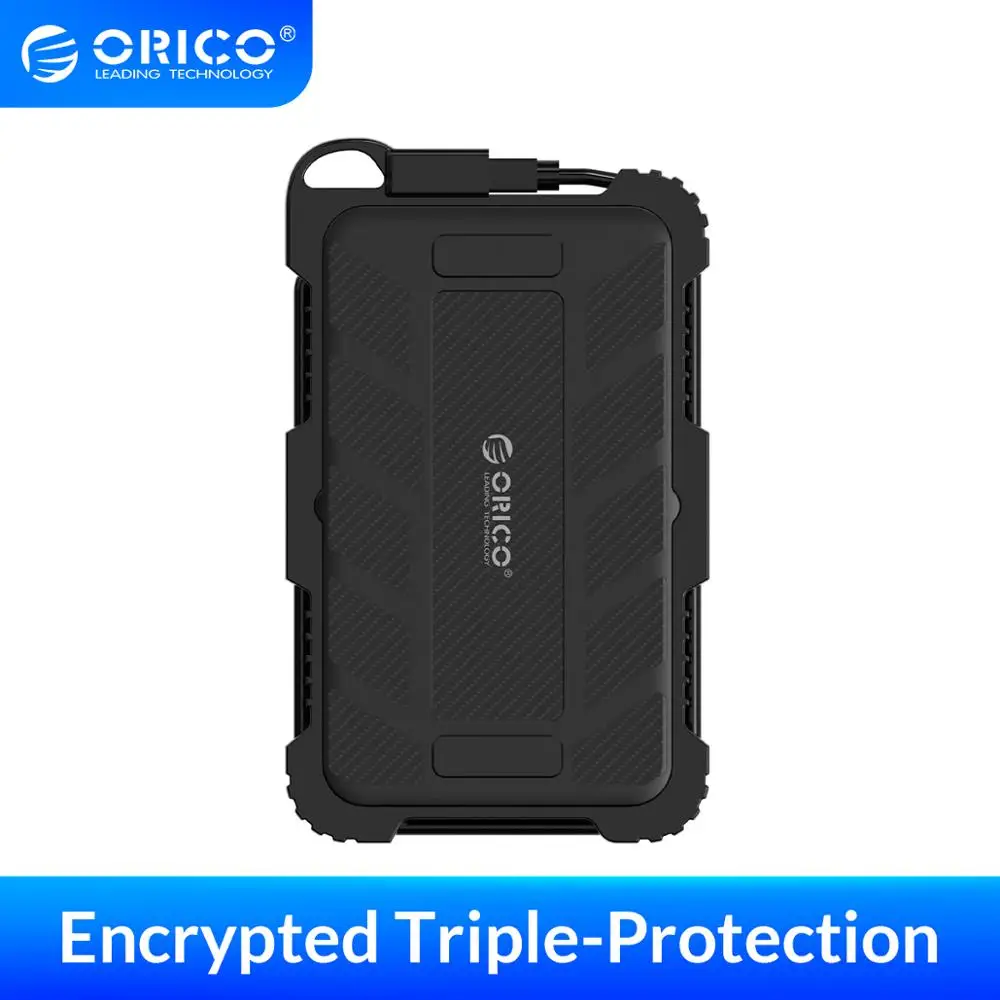 ORICO Encrypted Hard Drive Enclosure 2.5 Inch SATA to USB 3.0 HDD Case Waterproof Shockproof Dustproof UASP Encrypted HDD Box 
ORICO Encrypted Hard Drive Enclosure 2.5 Inch SATA to USB 3.0 HDD Case Waterproof Shockproof Dustproof UASP Encrypted HDD Box