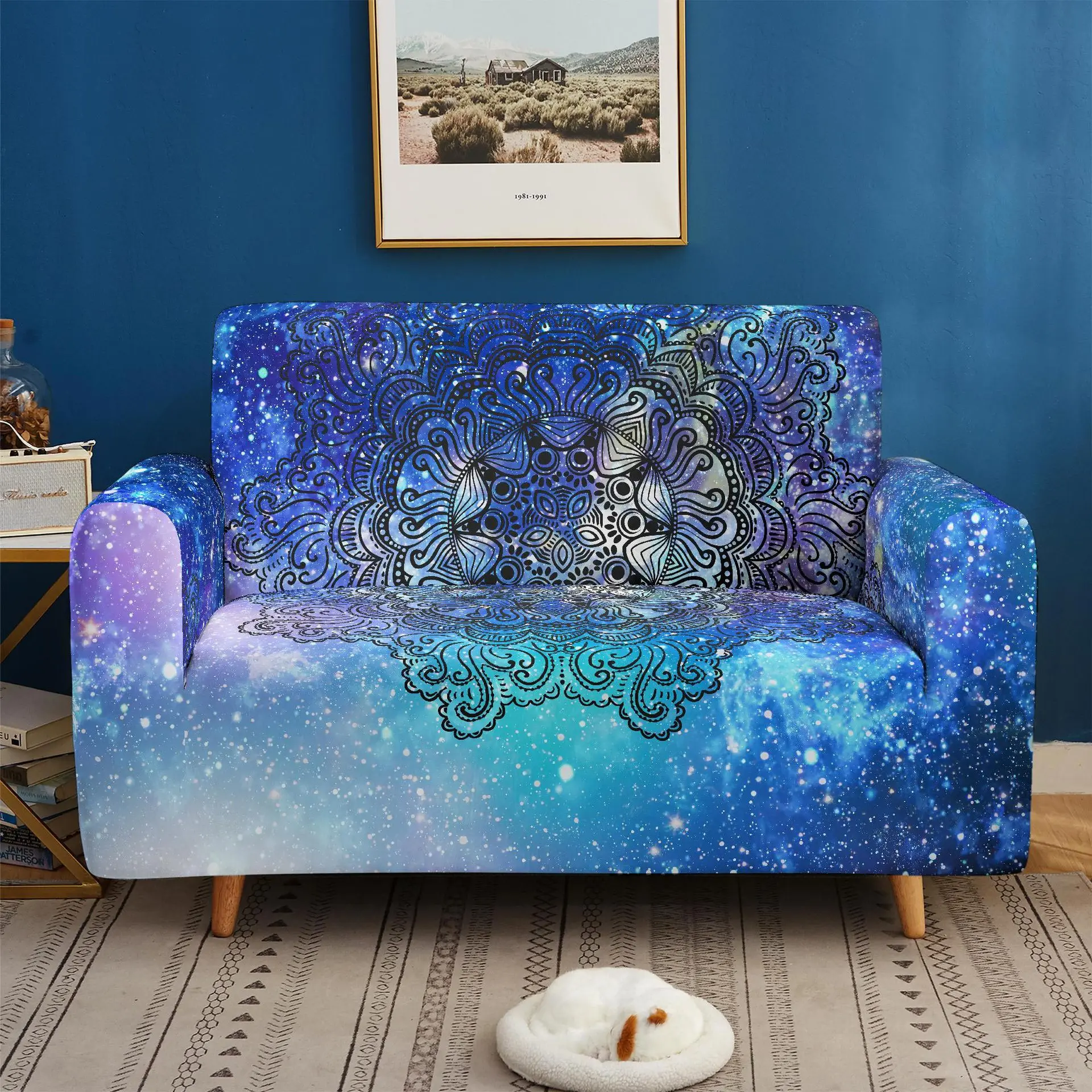 Stretch Chair Loveseat Cover Living Room Bohemian Sofa Cover Elastic Couch Ethnic Cover Sectional Sofa Slipcover 1/2/3/4 Seater
Stretch Chair Loveseat Cover Living Room Bohemian Sofa Cover Elastic Couch Ethnic Cover Sectional Sofa Slipcover 1/2/3/4 Seater